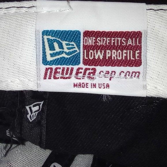 New Era John Hancock Logo All Star MLB Fanfest Black OSFA USA Made Baseball Hat - Picture 6 of 7